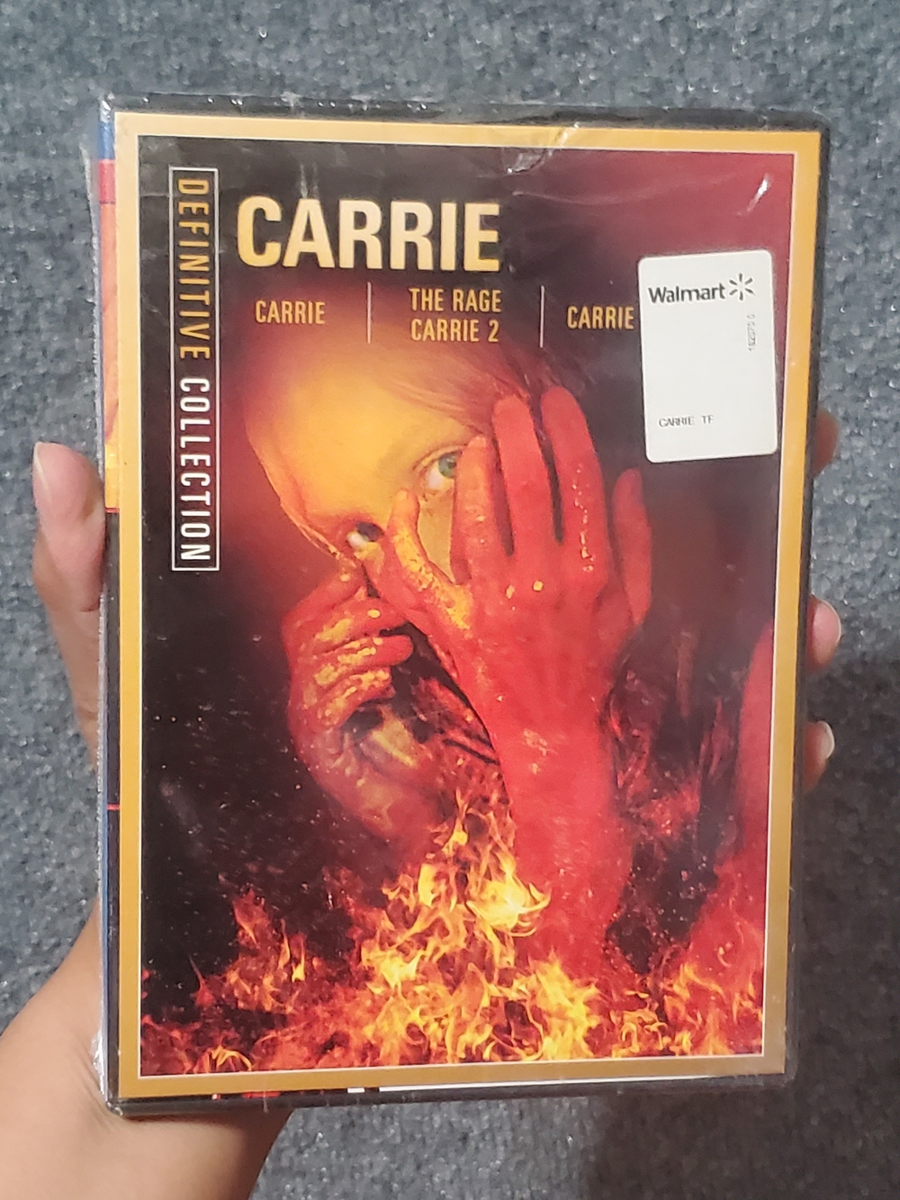 Carrie Definitive Collection DVD Movie SEALED 2009 Triple Feature Horror Video